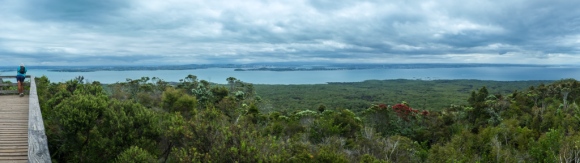 View from the summit of Rangitoto